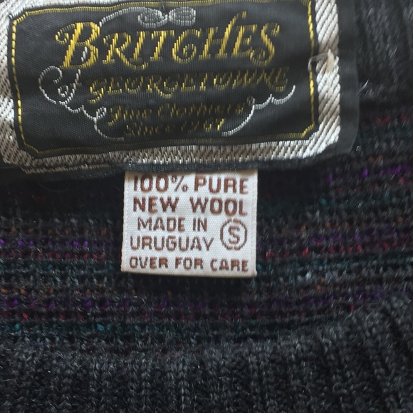 Britches Black Knit Wool Sweater - Picture 6 of 6